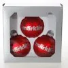 12427 Marklin Kerstbal Rood Set 3