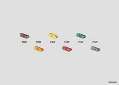 71424 Marklin Muffe Orange (Inh.10 Stück)