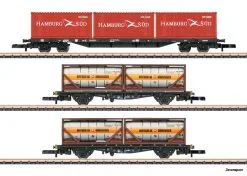 82663 Marklin Containertragwagen-Set