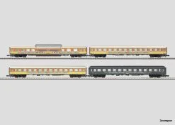 87286 Marklin Set Met 4 Reizigersrijtuigen.