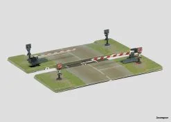 8992 Marklin Bahnübergang M.Halbschranke