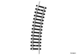 14911 Trix Geb.Gleis R2a 261,8 Mm 15 Gr.