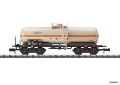 15586 Trix Chlorgaskesselwagen On Rail