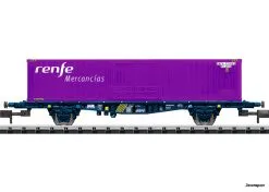 15649 Trix Containertragwagen RENFE