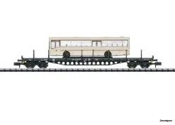 15862 Trix Flachwagen Mit Bus DB