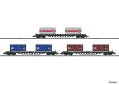 15961 Trix Güterwagen-Set Containertrans