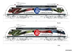 16087 Trix E-Lok BR 101, Design&Bahn,VI