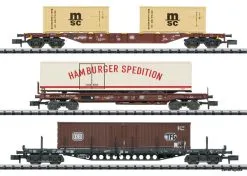 18702 Trix Containerwagen-Set Containerv