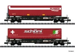 18706 Trix Taschenwagen-Set HUPAC