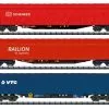 18801 Trix Schiebeplanwagen-Set Rils