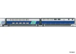 23489 Trix Ergänzungswg.Set 3 TGV Duplex