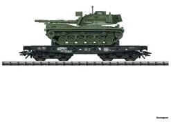 24214 Trix Schwerlastwagen-Flachwagen Rlmmps