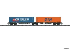 24802 Trix Doppel-Tragwagen PKP Cargo